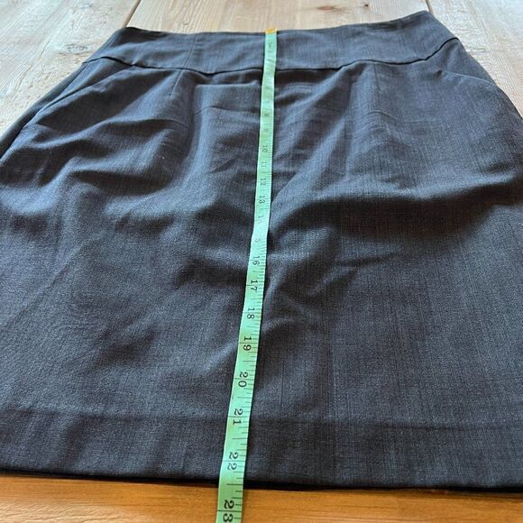 Banana Republic Grey Wool Stretch Skirt Size 10 - Picture 10 of 10